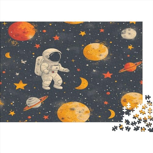 Astronaut Puzzles1000 Teile, Puzzle Für Erwachsene, GesKükenlichkeitsspiel Für Die Ganze Familie, Klassische Puzzle,Geburtstagsgeschenk Erwachsenen Puzzlespiel Puzzel 1000pcs (75x50cm) von MQBDEUAOP