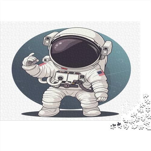 Astronaut Puzzlespiel 1000 Teile Erwachsene -Puzzle 1000 Stück Spiel Puzzles Für Erwachsene Kinder Puzzle Erwachsenen Puzzlespiel Puzzel 1000pcs (75x50cm) von MQBDEUAOP