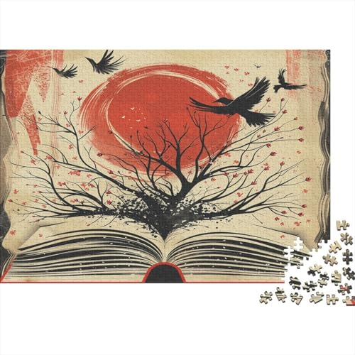 Baum des Lebens Puzzle 1000 Teile,Puzzle Für Erwachsene, Impossible Puzzle,Puzzle Farbenfrohes Legespiel,GesKükenlichkeitsspiel Für Die Ganze Familie Puzzel 1000pcs (75x50cm) von MQBDEUAOP