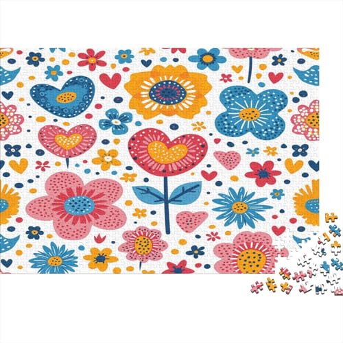 Blume Puzzle 1000 Teile Erwachsene, Puzzlespiel Jigsaw Puzzles Erwachsenen Puzzlespiel Puzzel 1000pcs (75x50cm) von MQBDEUAOP