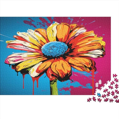 Blume Puzzle 1000 Teile Für Erwachsene Und Kinder Ab 14 Jahren Für Stressabbauer Puzzel 1000pcs (75x50cm) von MQBDEUAOP
