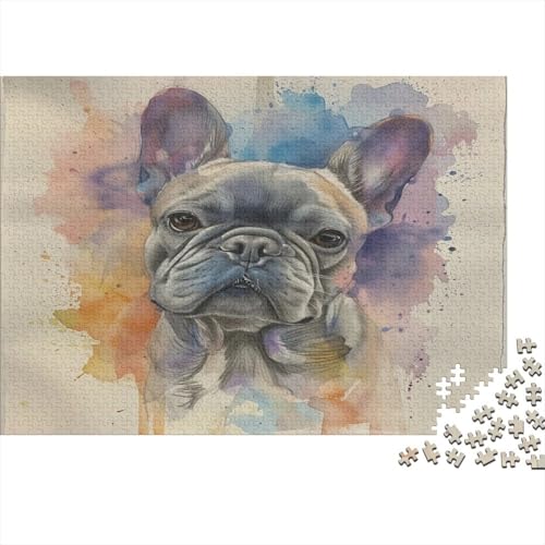 BullHund Puzzle 1000 Teile Puzzle Für Erwachsene Und Kinder Ab 14 Jahren Puzzel 1000pcs (75x50cm) von MQBDEUAOP