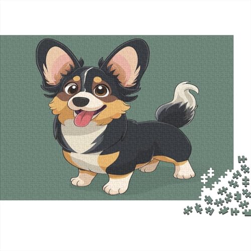 Corgi Puzzle 1000 Teile Erwachsene Puzzles Für Erwachsene Klassische Puzzles 1000 Teile Erwachsene Puzzlespiel Schwer Pädagogisches Spielzeug Erwachsene Kinder Puzzel 1000pcs (75x50cm) von MQBDEUAOP
