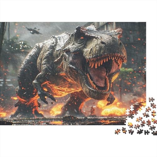 Dinosaurier Puzzle 1000 Teile Puzzle Erwachsene Schwieriges Schwer Puzzle Für Erwachsene Und Kinder Ab 14 Jahren Puzzel 1000pcs (75x50cm) von MQBDEUAOP