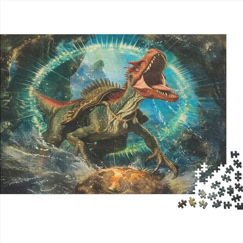 Dinosaurier Puzzle 1000 Teile Puzzle Für Erwachsene Und Kinder Ab 14 Jahren Puzzel 1000pcs (75x50cm) von MQBDEUAOP