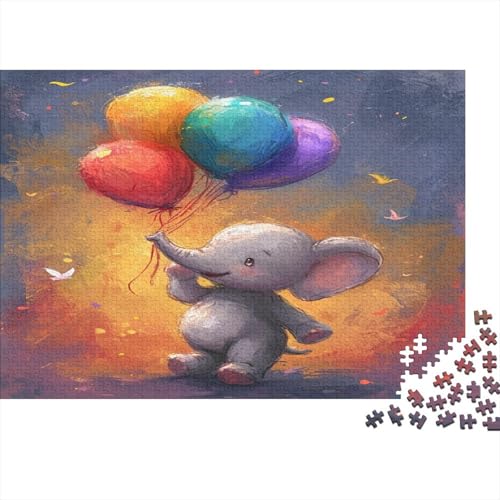 Elefant Puzzle 1000 Teile Puzzle Für Erwachsene Und Kinder Ab 14 Jahren Puzzel 1000pcs (75x50cm) von MQBDEUAOP