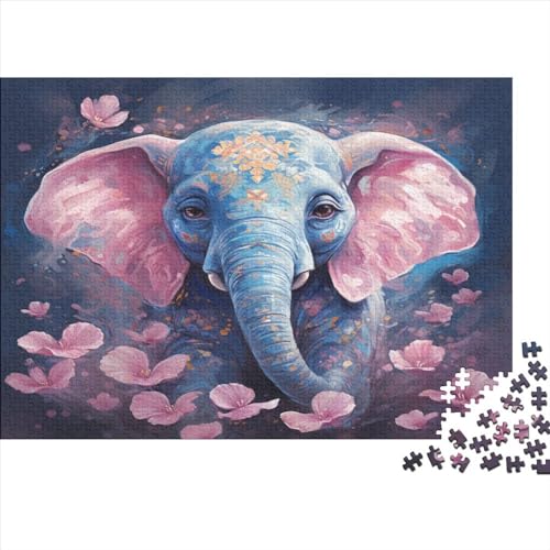 Elefant Puzzlespiel 1000 Teile Puzzles Für Erwachsene Lernspiel Herausforderung Spielzeug 1000 Teile Puzzles Für Erwachsene Kinder Erwachsenen Puzzlespiel Puzzel 1000pcs (75x50cm) von MQBDEUAOP