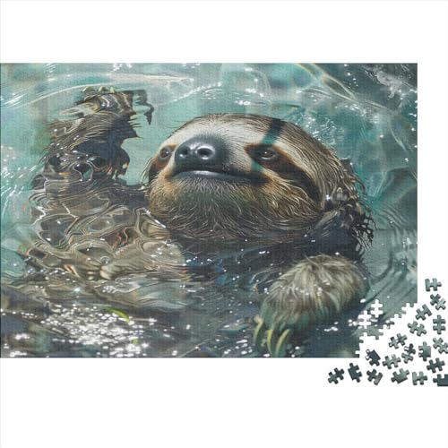 Faultier Puzzle 1000 Teile Erwachsene Puzzles Für Erwachsene Klassische Puzzles 1000 Teile Erwachsene Puzzlespiel Schwer Pädagogisches Spielzeug Erwachsene Kinder Puzzel 1000pcs (75x50cm) von MQBDEUAOP