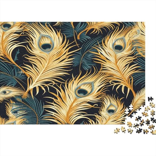 Feder Puzzle 1000 Teile Erwachsene Puzzles Für Erwachsene Klassische Puzzles 1000 Teile Erwachsene Puzzlespiel Schwer Pädagogisches Spielzeug Erwachsene Kinder Puzzel 1000pcs (75x50cm) von MQBDEUAOP