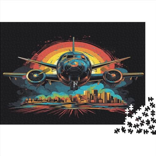 Flugzeug Puzzle 1000 Teile Erwachsene Puzzles Für Erwachsene Klassische Puzzles 1000 Teile Erwachsene Puzzlespiel Schwer Pädagogisches Spielzeug Erwachsene Kinder Puzzel 1000pcs (75x50cm) von MQBDEUAOP