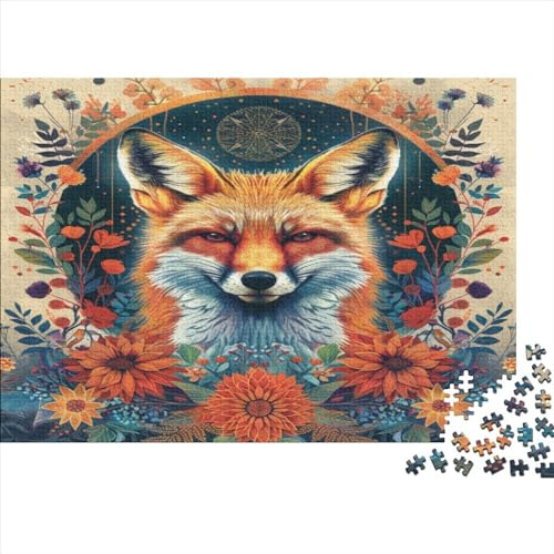 Fuchs Puzzle 1000 Teile, Erwachsene, Klassische Puzzle, Impossible Puzzle,GesKükenlichkeitsspiel Für Die Ganze Familie Erwachsenenpuzzle Ab 14 Jahren Puzzel 1000pcs (75x50cm) von MQBDEUAOP