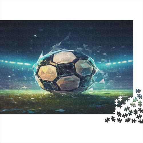 Fußball Puzzlespiel 1000 Teile Erwachsene -Puzzle 1000 Stück Spiel Puzzles Für Erwachsene Kinder Puzzle Erwachsenen Puzzlespiel Puzzel 1000pcs (75x50cm) von MQBDEUAOP