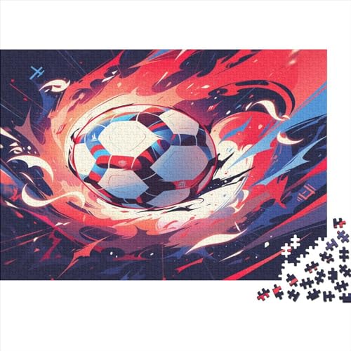 Fußball Puzzlespiel 1000 Teile Erwachsene -Puzzle 1000 Stück Spiel Puzzles Für Erwachsene Kinder Puzzle Erwachsenen Puzzlespiel Puzzel 1000pcs (75x50cm) von MQBDEUAOP