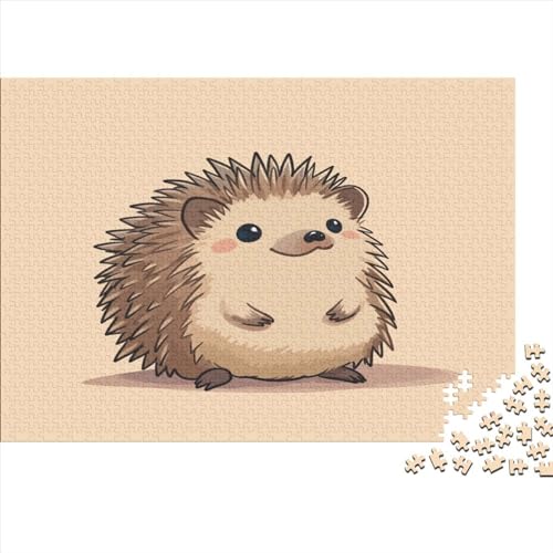 Igel Puzzle 1000 Teile Puzzle Für Erwachsene Und Kinder Ab 14 Jahren Puzzel 1000pcs (75x50cm) von MQBDEUAOP