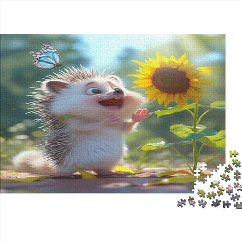 Igel Puzzle 1000 Teile Puzzle Für Erwachsene Und Kinder Ab 14 Jahren Puzzel 1000pcs (75x50cm) von MQBDEUAOP