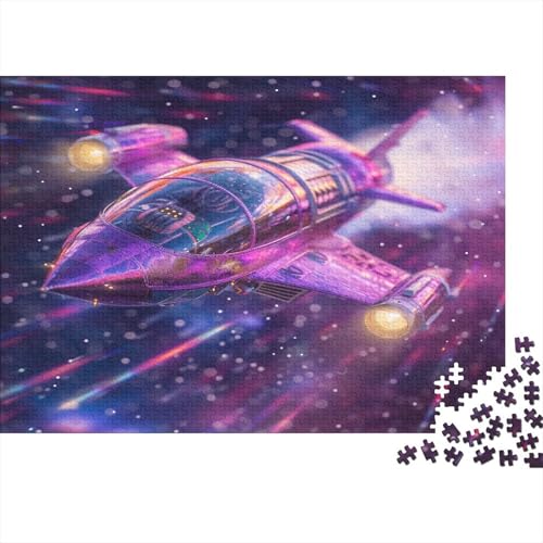 Interstellare Raumschiffe Puzzle 1000 Teile Erwachsene Puzzles Für Erwachsene Klassische Puzzles 1000 Teile Erwachsene Puzzlespiel Schwer Spielzeug Erwachsene Kinder Puzzel 1000pcs (75x50c von MQBDEUAOP