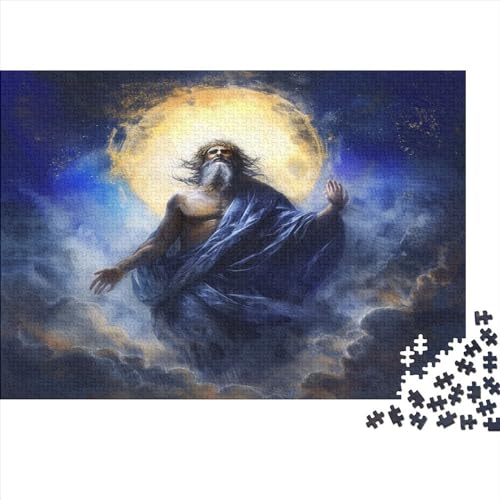 Jesus Puzzle 1000 Teile Puzzle Für Erwachsene Und Kinder Ab 14 Jahren Puzzel 1000pcs (75x50cm) von MQBDEUAOP