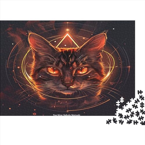 Kat Puzzle 1000 Teile Für Erwachsene Und Kinder Ab 14 Jahren Für Stressabbauer Puzzel 1000pcs (75x50cm) von MQBDEUAOP