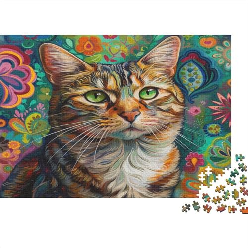 Kat Puzzle 1000 Teile Für Erwachsene Und Kinder Ab 14 Jahren Für Stressabbauer Puzzel 1000pcs (75x50cm) von MQBDEUAOP
