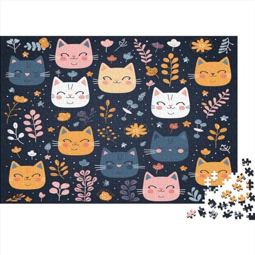 Kat Puzzle 1000 Teile Puzzle Für Erwachsene Und Kinder Ab 14 Jahren Puzzel 1000pcs (75x50cm) von MQBDEUAOP