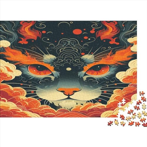 Kat Puzzle 1000 Teile Puzzle Für Erwachsene Und Kinder Ab 14 Jahren Puzzel 1000pcs (75x50cm) von MQBDEUAOP