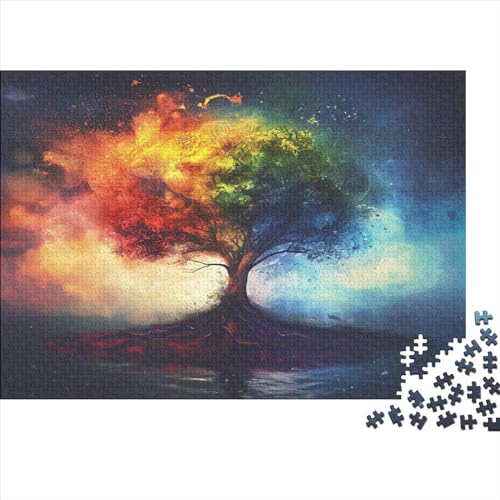 Lebensbaum Puzzle 1000 Teile Für Erwachsene Und Kinder Ab 14 Jahren Für Stressabbauer Puzzel 1000pcs (75x50cm) von MQBDEUAOP