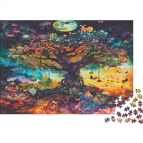 Lebensbaum Puzzle 1000 Teile Puzzle Für Erwachsene Und Kinder Ab 14 Jahren Puzzel 1000pcs (75x50cm) von MQBDEUAOP