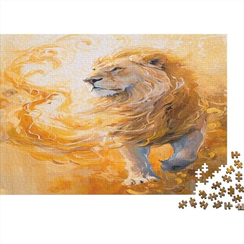 Löwe Puzzle 1000 Teile Erwachsene Puzzles Für Erwachsene Klassische Puzzles 1000 Teile Erwachsene Puzzlespiel Schwer Pädagogisches Spielzeug Erwachsene Kinder Puzzel 1000pcs (75x50cm) von MQBDEUAOP
