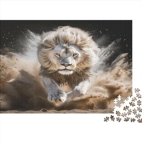 Löwe Puzzle 1000 Teile Für Erwachsene Und Kinder Ab 14 Jahren Für Stressabbauer Puzzel 1000pcs (75x50cm) von MQBDEUAOP