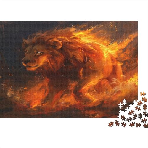Löwe Puzzle 1000 Teile Puzzle Für Erwachsene Und Kinder Ab 14 Jahren Puzzel 1000pcs (75x50cm) von MQBDEUAOP