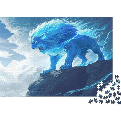 Löwe Puzzle 1000 Teile Puzzle Für Erwachsene Und Kinder Ab 14 Jahren Puzzel 1000pcs (75x50cm) von MQBDEUAOP