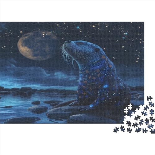 Otter 1000 Teile Puzzle, Puzzles Für Erwachsene, 1000 Teile Puzzlespiel Für Jugendliche & Erwachsene Puzzlespiel Puzzel 1000pcs (75x50cm) von MQBDEUAOP