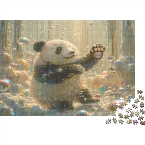 Panda 1000 Stück Puzzles Für Erwachsene Teenager Stress Abbauen Familien-Puzzlespiel 1000-teiliges Puzzle Kinder Lernspiel Spielzeug Geschenk Puzzel 1000pcs (75x50cm) von MQBDEUAOP