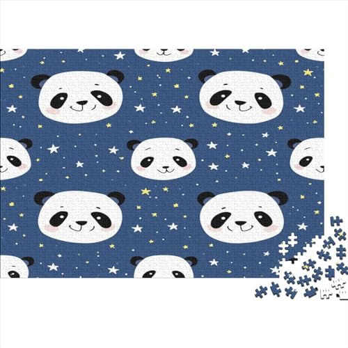 Panda 1000 Stück Puzzles Für Erwachsene Teenager Stress Abbauen Familien-Puzzlespiel 1000-teiliges Puzzle Kinder Lernspiel Spielzeug Geschenk Puzzel 1000pcs (75x50cm) von MQBDEUAOP
