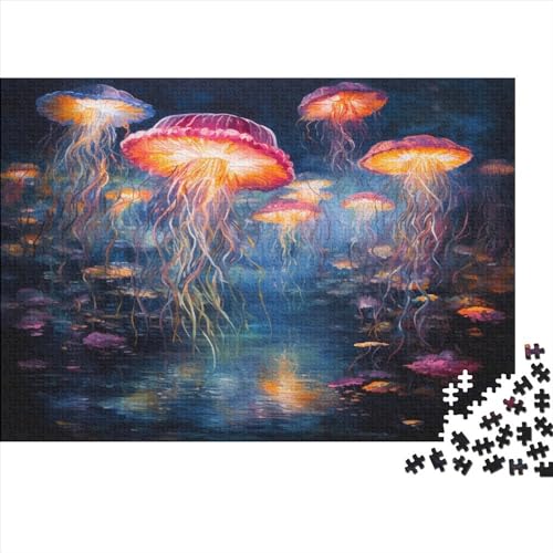 Quallen Puzzle 1000 Teile Puzzle Für Erwachsene Und Kinder Ab 14 Jahren Puzzel 1000pcs (75x50cm) von MQBDEUAOP