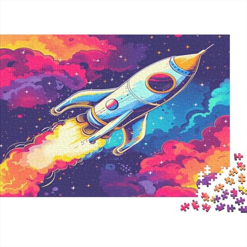 Rakete Puzzle 1000 Teile Puzzle Erwachsene Schwieriges Schwer Puzzle Für Erwachsene Und Kinder Ab 14 Jahren Puzzel 1000pcs (75x50cm) von MQBDEUAOP