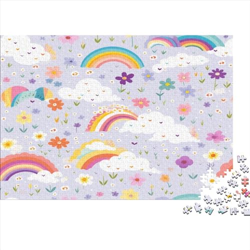 Regenbogen Puzzlespiel 1000 Teile Puzzles Für Erwachsene Lernspiel Herausforderung Spielzeug 1000 Teile Puzzles Für Erwachsene Kinder Erwachsenen Puzzlespiel Puzzel 1000pcs (75x50cm) von MQBDEUAOP
