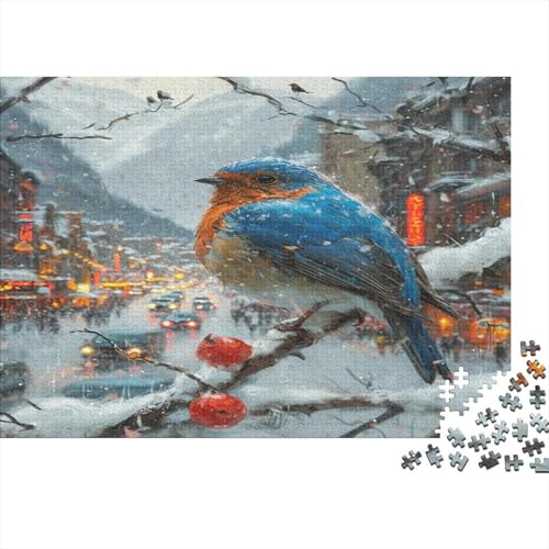 Robin Puzzle 1000 Teile Erwachsene Puzzles Für Erwachsene Klassische Puzzles 1000 Teile Erwachsene Puzzlespiel Schwer Pädagogisches Spielzeug Erwachsene Kinder Puzzel 1000pcs (75x50cm) von MQBDEUAOP