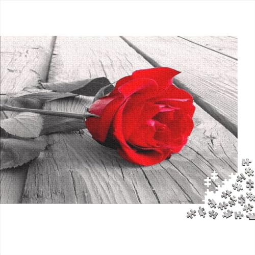 Rose 1000 Teile Puzzle Für Erwachsene, Hochwertige Recycelbare MateriAußerirdische Und Druck Puzzlespiel, Familienspiel, Geschenk Für Liebhaber Oder Freunde Puzzel 1000pcs (75x50cm) von MQBDEUAOP