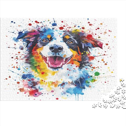 SchafeHund Puzzle 1000 Teile Puzzle Für Erwachsene Und Kinder Ab 14 Jahren Puzzel 1000pcs (75x50cm) von MQBDEUAOP