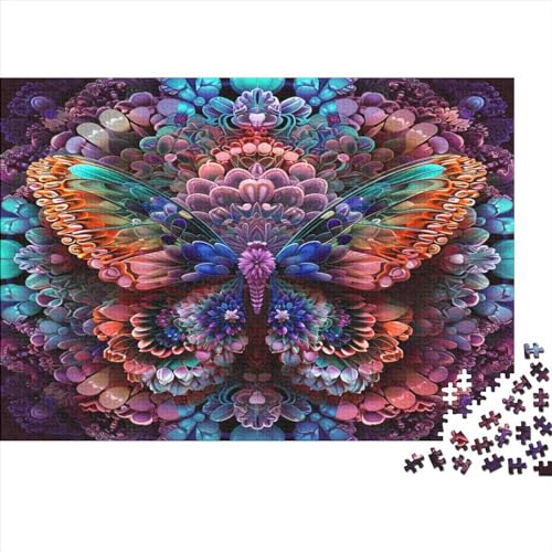 Schmetterling Puzzle 1000 Teile Für Erwachsene Und Kinder Ab 14 Jahren Für Stressabbauer Puzzel 1000pcs (75x50cm) von MQBDEUAOP