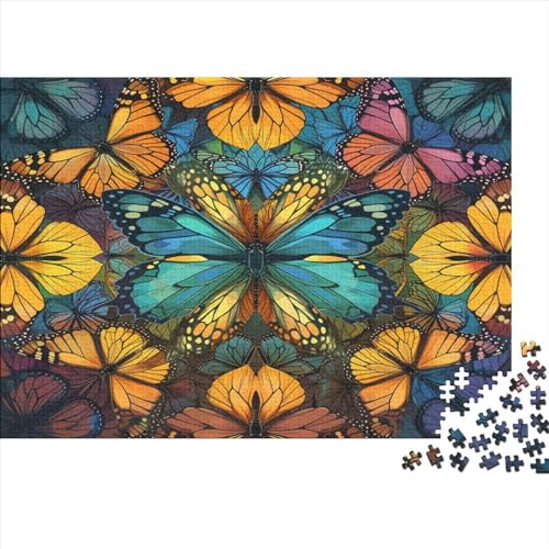 Schmetterling Puzzle 1000 Teile Puzzles Für Erwachsene Klassische Puzzles 1000 Teile Erwachsene Puzzlespiel Erwachsene 1000 Teile Erwachsenen Puzzlespiel Puzzel 1000pcs (75x50cm) von MQBDEUAOP