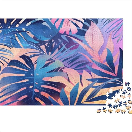 Tropische Pflanzen Puzzlespiel 1000 Teile Puzzle Für Erwachsene Und Kinder Ab 14 Jahren, Puzzle Erwachsenen Puzzlespi Puzzel 1000pcs (75x50cm) von MQBDEUAOP