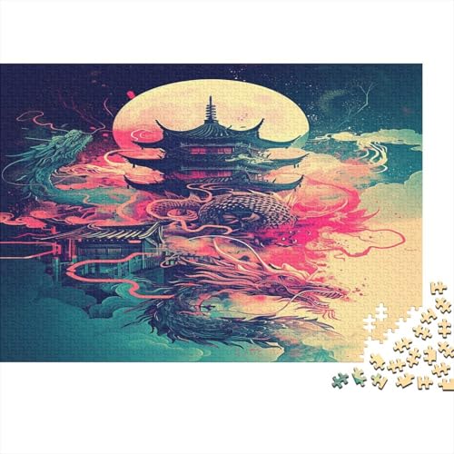 Turm Puzzlespiel 1000 Teile Puzzles Für Erwachsene Lernspiel Herausforderung Spielzeug 1000 Teile Puzzles Für Erwachsene Kinder Erwachsenen Puzzlespiel Puzzel 1000pcs (75x50cm) von MQBDEUAOP