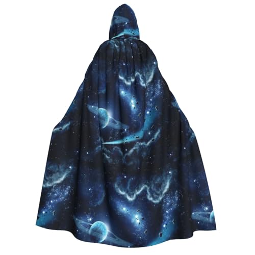 MQGMZ Umhang mit Kapuze, Mond, Sternen und Planeten, vielseitig, mittelalterlich, Renaissance, Halloween, Karneval, Mottopartys MQGMZ Umhang mit Kapuze, Mond, Sternen und Planeten, vielseitig, mittelalterlich, Renaissance, Halloween, Karneval, Mottopartys von MQGMZ