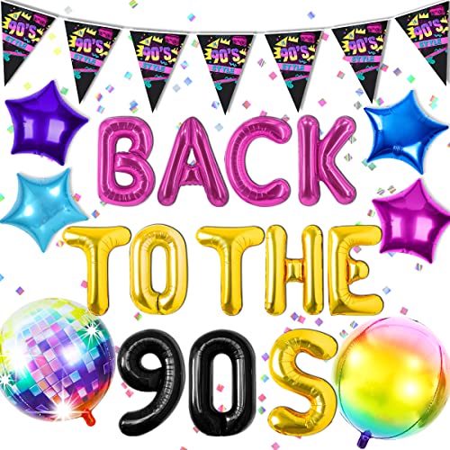 90er Deko Kit, 90er Party Deko Banner, 90er Party Girlande, Disco Party Deko, 90er Deko Balloon, Back To The 90s Folienballon, Deko 90er Jahre Party für 90er Geburtstags Disco Party 90er Deko Kit, 90er Party Deko Banner, 90er Party Girlande, Disco Party Deko, 90er Deko Balloon, Back To The 90s Folienballon, Deko 90er Jahre Party für 90er Geburtstags Disco Party von MQIAN