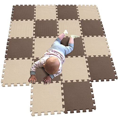 MQIAOHAM® 18 Stücke Baby puzzelmatten für Babys spielmatte Kinder puzzlematte Teppich G301018-106110 von MQIAOHAM