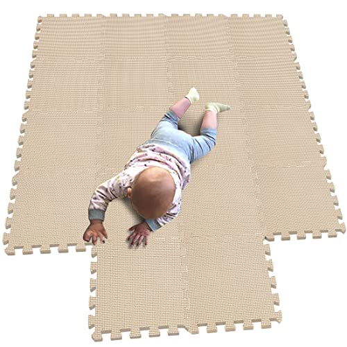 MQIAOHAM® 18 Stücke Baby puzzelmatten für Babys spielmatte Kinder puzzlematte Teppich G301018-110 von MQIAOHAM