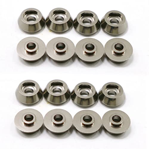 MQODLFP 16 Stück Metall Pleuel Schraube Dichtung Unterlegscheibe Unterlegscheibe für C14 C24 C34 C44 MN D90 D91 D99S RC Auto, MQODLFP 16 Stück Metall Pleuel Schraube Dichtung Unterlegscheibe Unterlegscheibe für C14 C24 C34 C44 MN D90 D91 D99S RC Auto, von MQODLFP