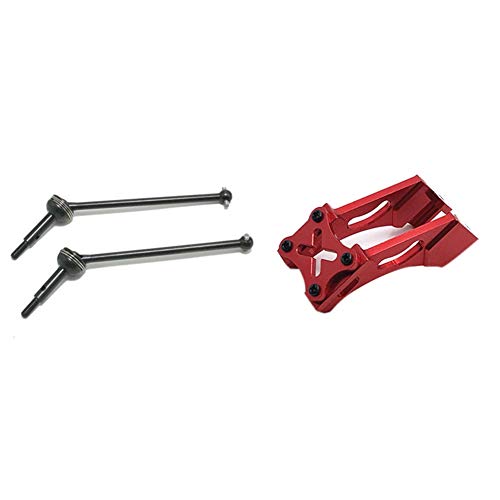 MQODLFP 【2 Satz RC Autoteile】 1 Satz CVD Stahl Universal Antriebswelle & 1 Satz Tail Fixed Parts Tail Wing Firmware Fittings Set MQODLFP 【2 Satz RC Autoteile】 1 Satz CVD Stahl Universal Antriebswelle & 1 Satz Tail Fixed Parts Tail Wing Firmware Fittings Set von MQODLFP